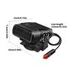Car Heater & Defogger Small  12V/24v Vehicle Heater and Windshield Defroster for Efficient Winter Driving Safety