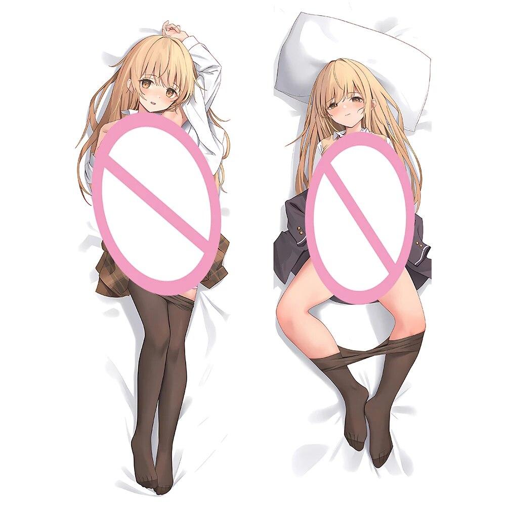 Shiina Mahiru Otaku Anime Girl Naughty Dakimakura Body Pillow Cover Double Sided Printed Sexy Cosplay Cushion Case Pillowcase