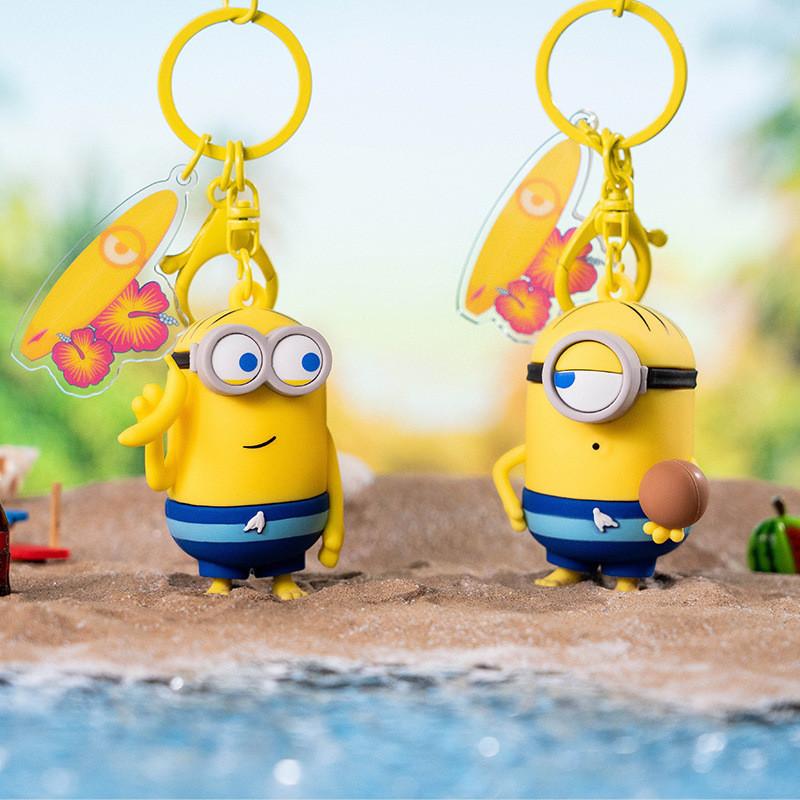 Minions Time Summer Keychain Pendant With Cartoon Characters For Bag Key And