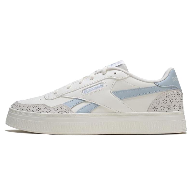 

Reebok Court Advance Bold White Light Blue Women s Sneakers 100074336 36