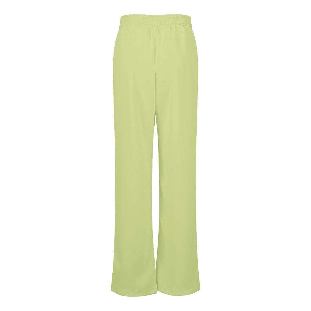 Women's Wide Leg Pants High Elastic Waisted In The Back Business Work Trousers Long Casual Pants