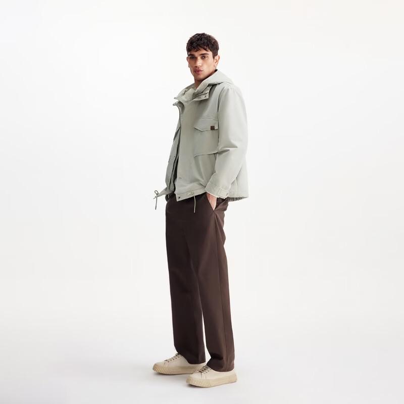 Jack & Jones Men's Loose Fit Stand-Up Collar Padded Jacket