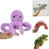 New Ocean Animal Plush Puppet Toy For Toddlers Interactive Shark And Turtle Hand Puppets Perfect Gift For Children Characters)