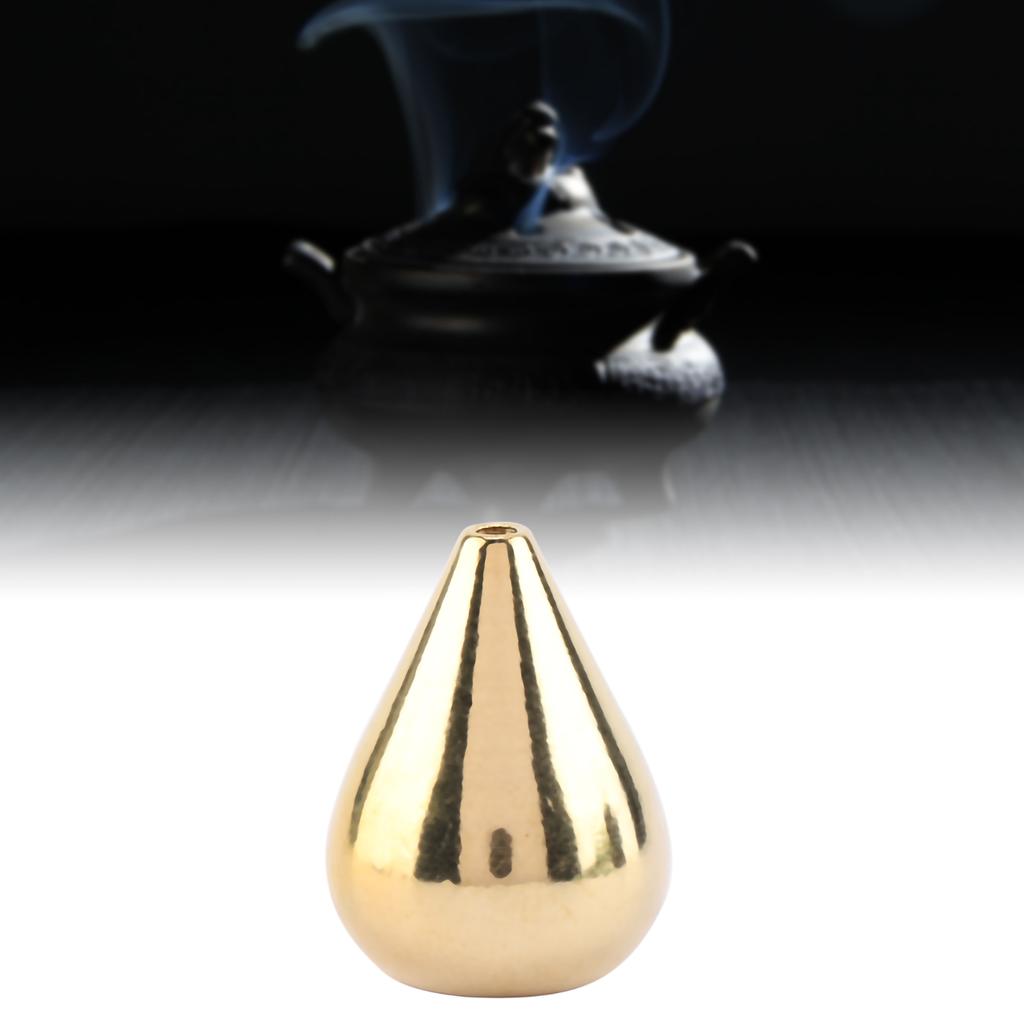 Unique Shape Incense Holder Burner for Home Office Decoration Gift (Large Drop Shape)
