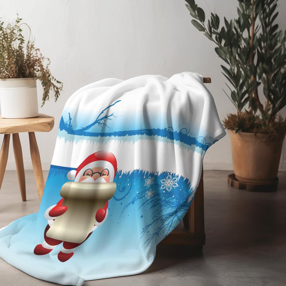 

Cozy Throw Blanket Soft Flannel Warm Fuzzy Bedspread Living Room Decor Home Decor Gift Idea Lightweight Plush Blanket 75x90cm