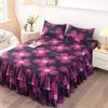 Skin-Friendly Non-Slip Fitted Bed Skirt and Mattress Protector for 1.8m Double Bed