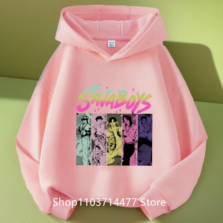 Hoodies & Sweatshirts Lässig Film Unisex Hoodies Kinder Hoodie Manga Kinder Kpop Dämonenjäger Kinder-Sweatshirt Niedlicher Tiger-Hoody für Jungen Mädchen