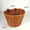 Kids Bike Basket Carrier Basket, Cycling Accessories, Vintage Front Basketry Child