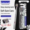 Korean Crystal Handle Toothbrush with Soft Bristles and Gum Protection - Adult Couple Wide Head