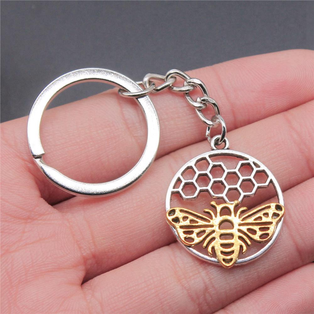 Bee Butterfly Garden Insect Keychain for Friends Hot Sale Modern Bridesmaid Gift Dainty Daily Use Accessory