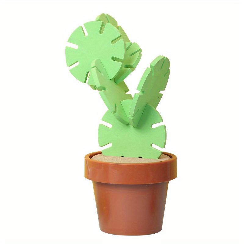 Cactus Coaster Non Slip Heat Resistant EVA Cup Mat DIY Home Decor Storage Multifunctional Table Accessory