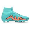 Large Size 45 46 47 Football Shoes, Men's High-top AG Spikes Artificial Grass Competition Training Shoes Men