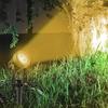 Outdoor Solar Spot Light with Stake 270-Degree Adjustable Super Bright IP65 Waterproof Auto