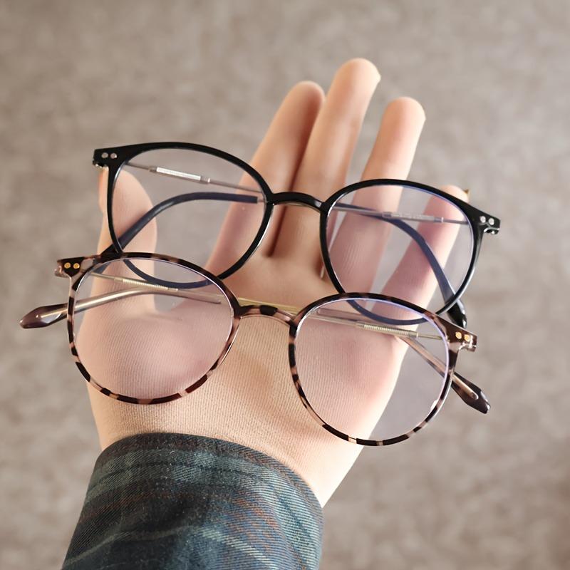 Stylish Millennial ultra-light material metal round frame blue blocking glasses for both men and women