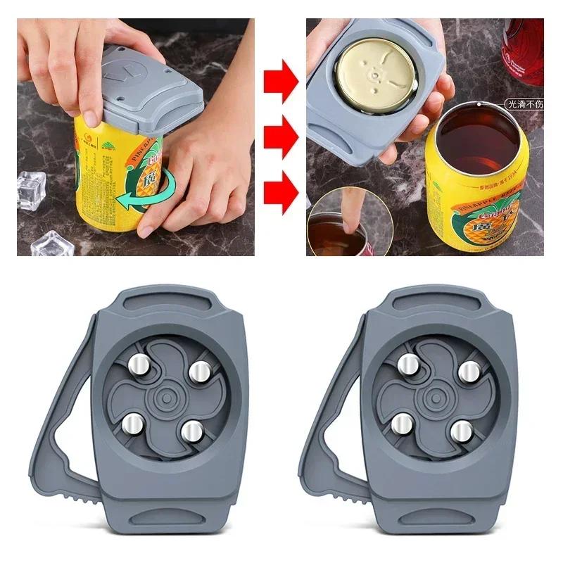 Multifunctional Portable Beer Can Opener, Can Cap Cut Coke Bottle Quick Opener, Party Bar Potluck Opener, Household Gadgets