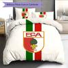 FC Augsburg Pattern Bedding Quilt Set Home Decoration Gift (1 * Duvet Cover + 2 * Pillowcase Without Core)