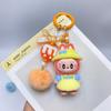 Flocking Pastoral Keychain Pendant Cute Doll DIY Accessories Mobile Phone Jewelry Pendant