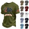 Men's Casual Round Neck Lightweight Breathable Short-Sleeve Top