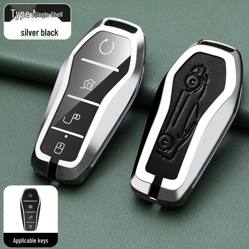 BYD Han, Tang DM, Qin PLUS, Song Pro/Max, Yuan Car Metal Key Case (2021 Model)