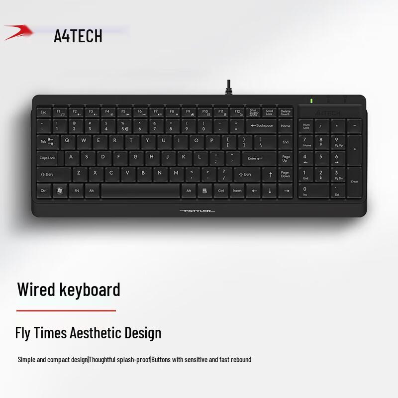

A4TECH FK15 Wired Membrane Keyboard
