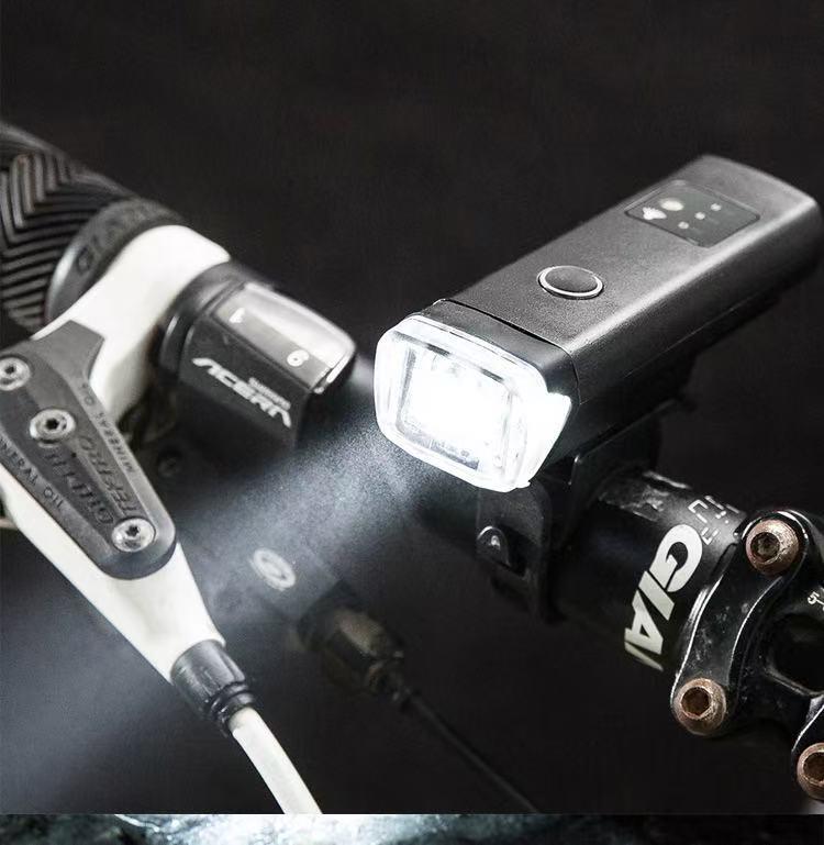 Smart Touch Bicycle Headlight with USB & Light Sensor for Mountain Cycling