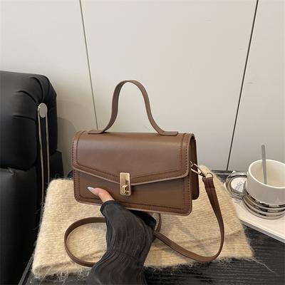 Niche Simple and Fashionable Solid Color Bag Commuter Bag Women's Autumn New Trend Handbag Oblique Span Bag Women