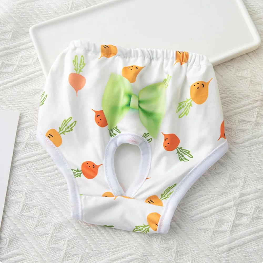 Reusable Female Pet Diaper Shorts for Small Dogs Prevent Harassment Puppy Dog Physiological Pants Chihuahua Maltese Underwear