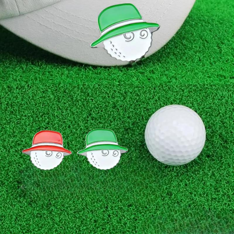Golf Ball Markers with Strong Magnetic Hat Clips Non-slip Magnetic Golf Tools for Men Women Golfers Outdoor Course