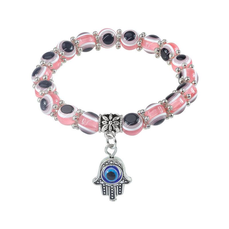 Evil Eye Crystal Beaded Adjustable Bracelet for Boys & Girls