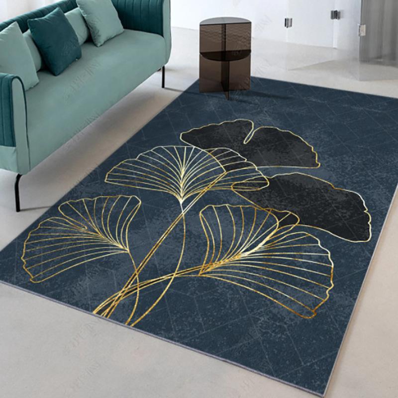 Living Room Carpet Abstract Bedroom Decor Plush Carpet Thickened Lounge Rug Non-slip Fluffy Soft Floor Mat