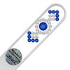 Mont Bleu Ornament Crystal Nail File LE-3