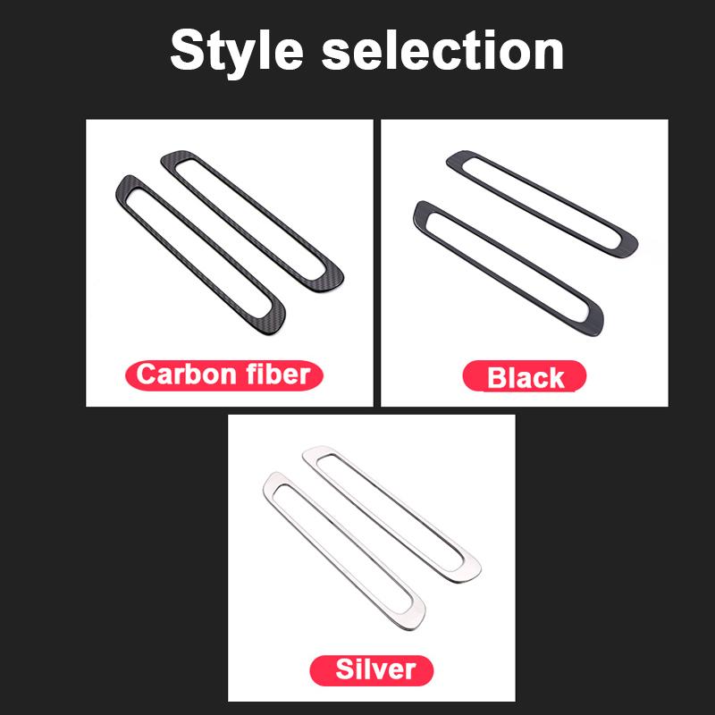 For Mazda 3 Axela   Stainless Steel Car Front Condition Outlet A Colum Decorative Frame Cover Trim Accessories