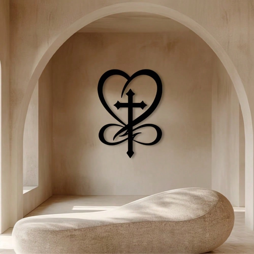 Premium Heart-Shaped Metal Wall Art for Autumn, Valentine's & Weddings