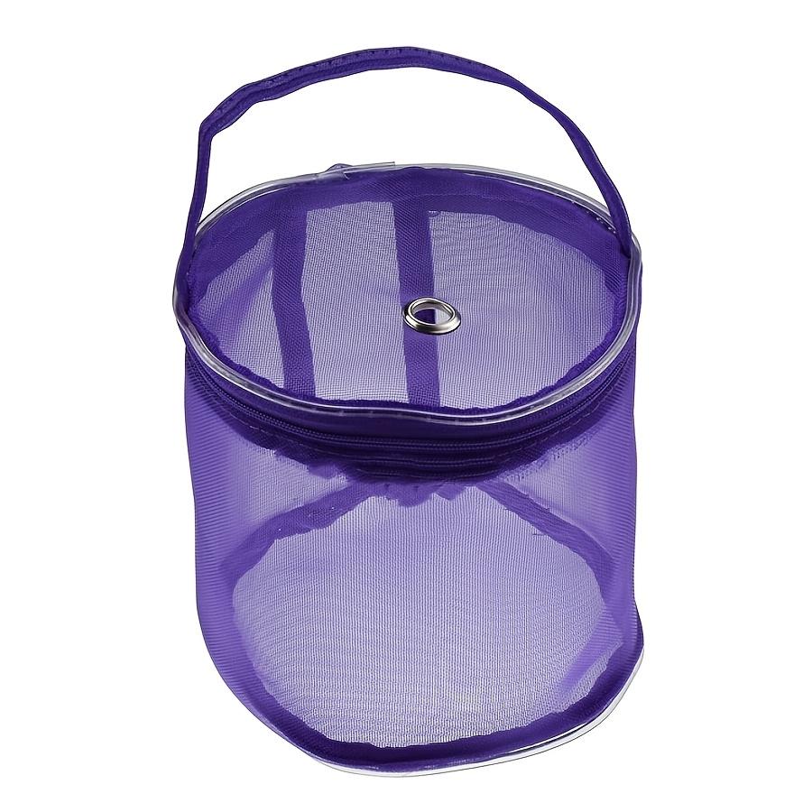 1pc of Colorful Nylon Mesh Yarn Storage Bag for Knitting Tools, DIY Crochet Thread Organizer (Yarn Not Included)