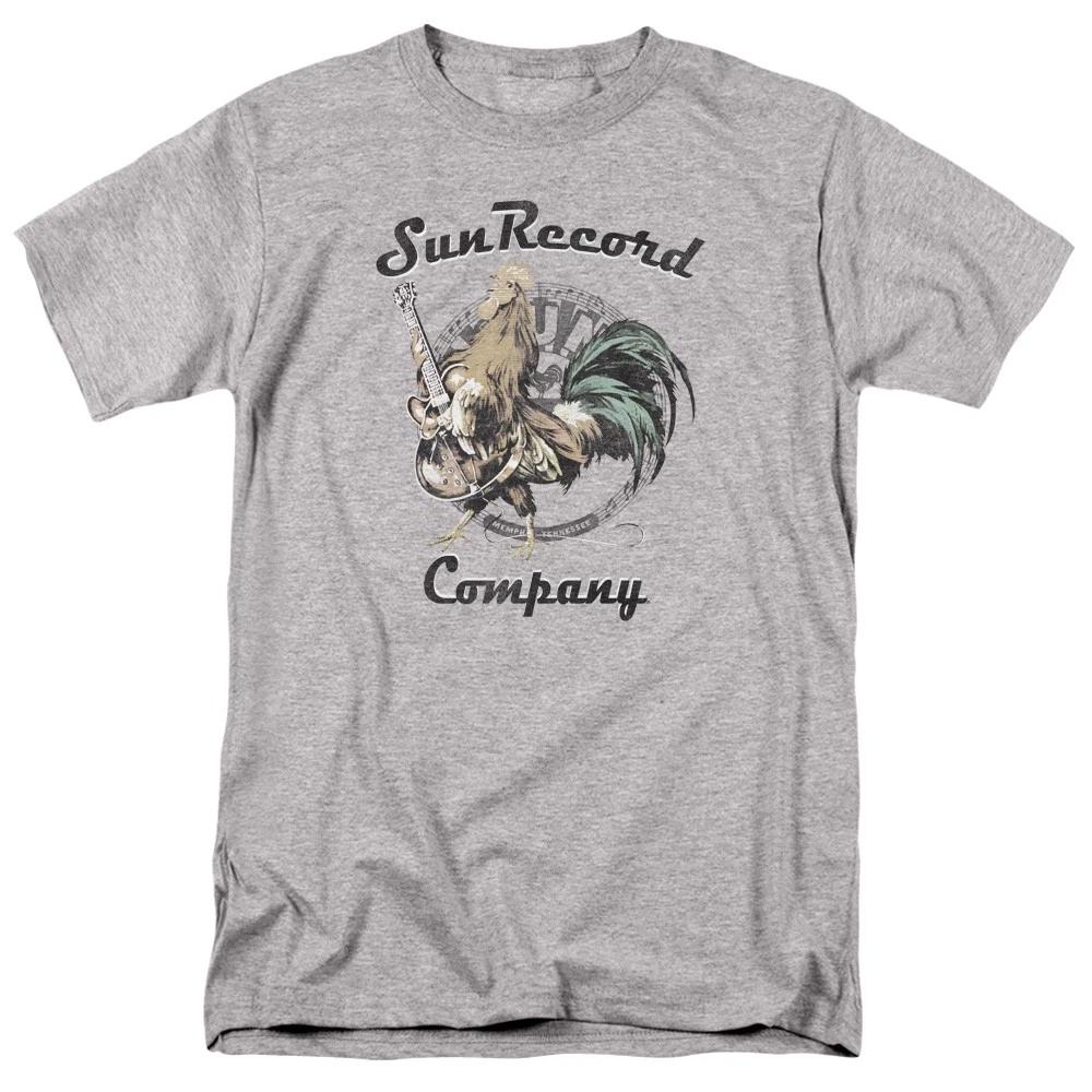 Sun Records - Rockin Rooster Logo -  Unisex Short Sleeve Children s T-shirt - Gray 150