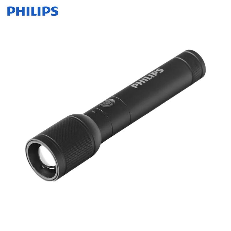 Philips SFL6168 LED Tactical Zoom Flashlight