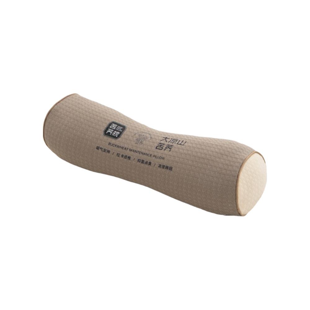 Ergonomic Neck Traction Pillow Triangular/Cylindrical Cervical Support Pillow  Adult Cylinder Coffee