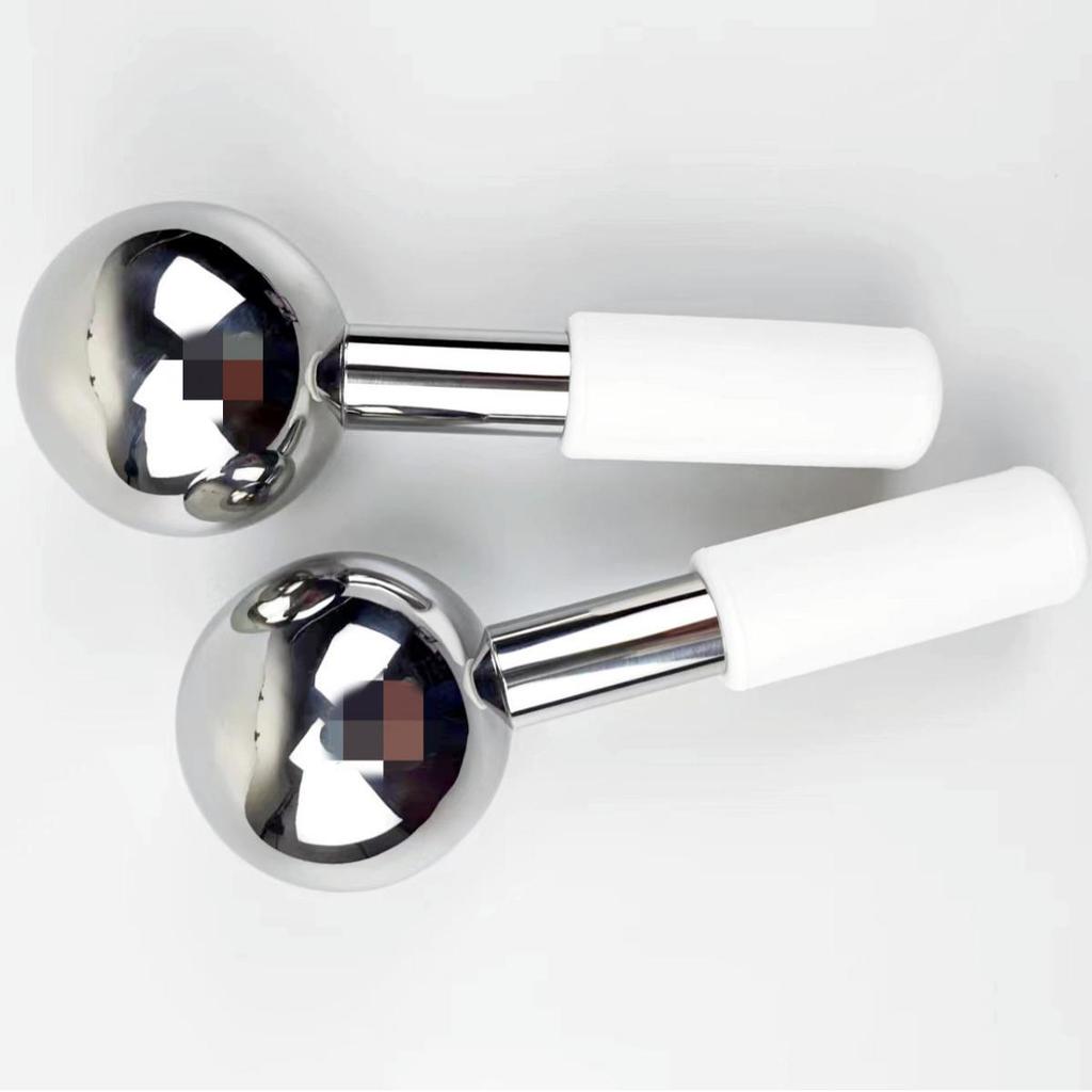 Stainless Steel Ice Massage Ball for Facial and Soothing Essential Oil Therapy