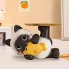 Cat Candy Dish Storage Tray Cat Shape Entrance Shoe Cabinet Decoration Creative Cute Cat Statue Decoration Key Holder for Home