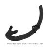 Diving Breathing Tube Foldable Soft Mouthpiece Silicone Freediving Snorkel for Spearfishing Swimming Snorkeling