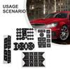 Vinyl Button Repair Stickers for Mercedes For Benz C E SLK Class Vehicles