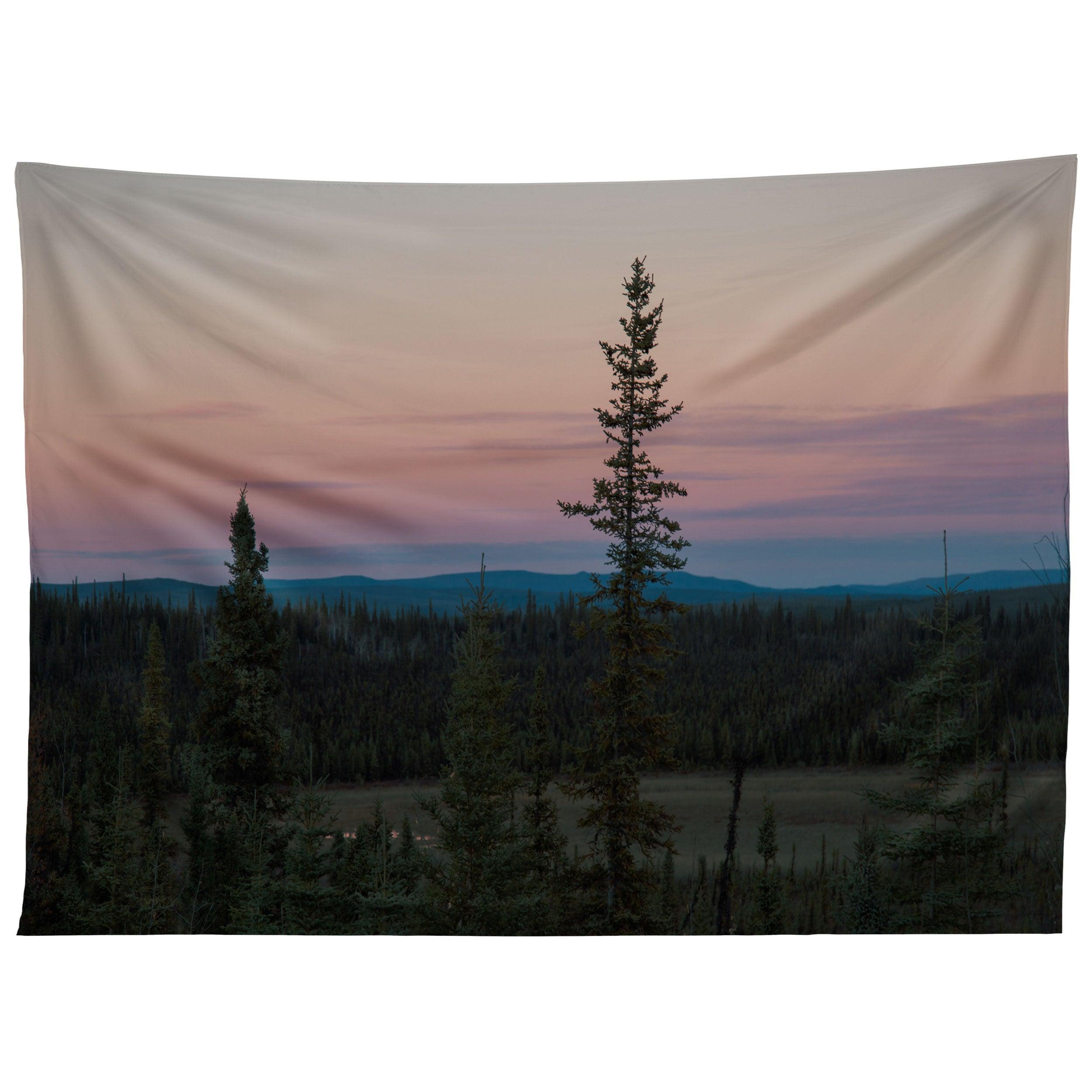 YUKON EVENING tapestry 75x100