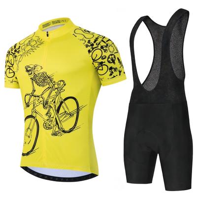 Road Bike Short-sleeved Bicycle Cycling Shorts Quick-drying Breathable Mountain Strap Cycling Suit 2026 Summer Breathable Cycling Suit Suit