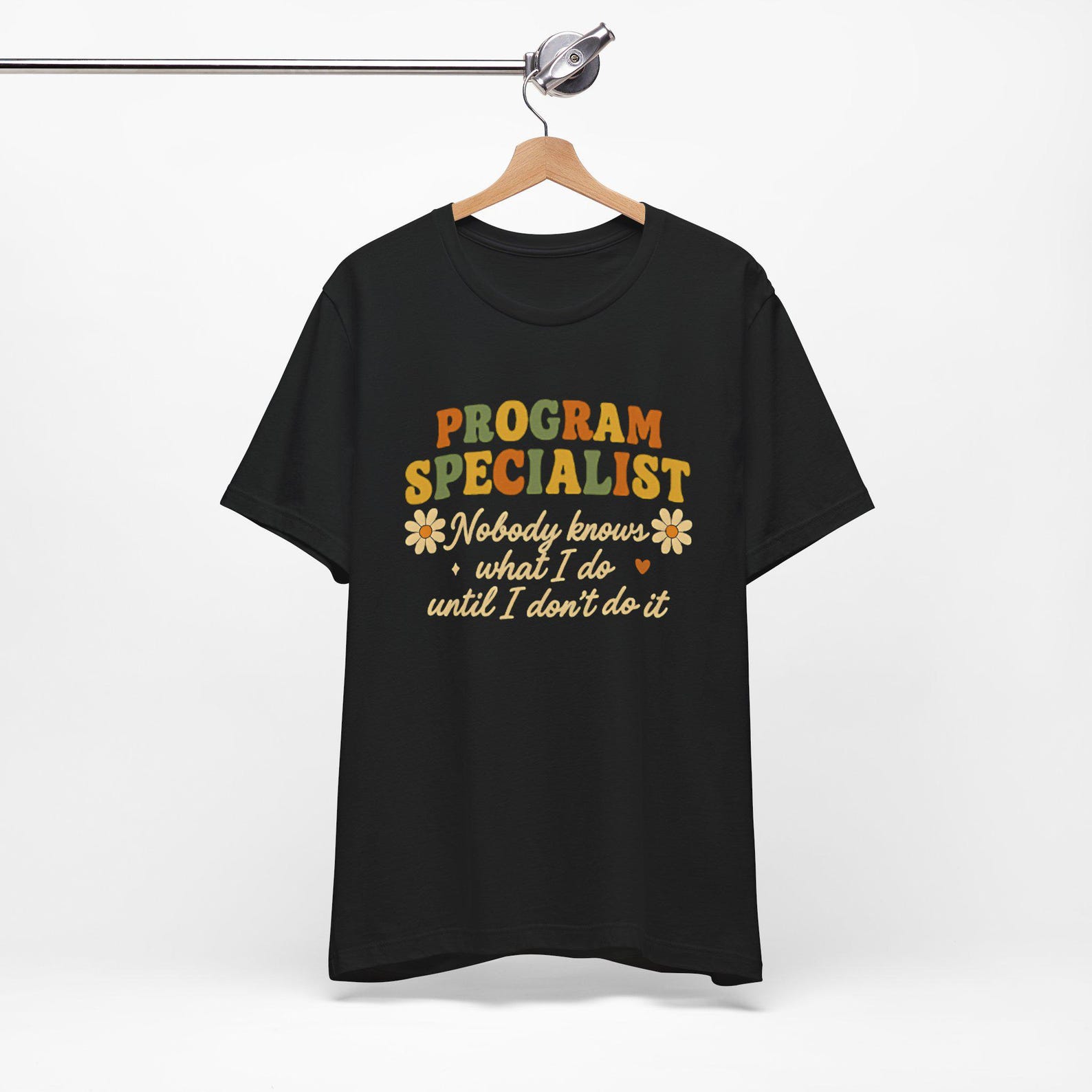 Funny Program Specialist Retro Unisex Tee Shirt, Coordinator, Manager, Student Support Academic Program, Curriculum Specialist M
