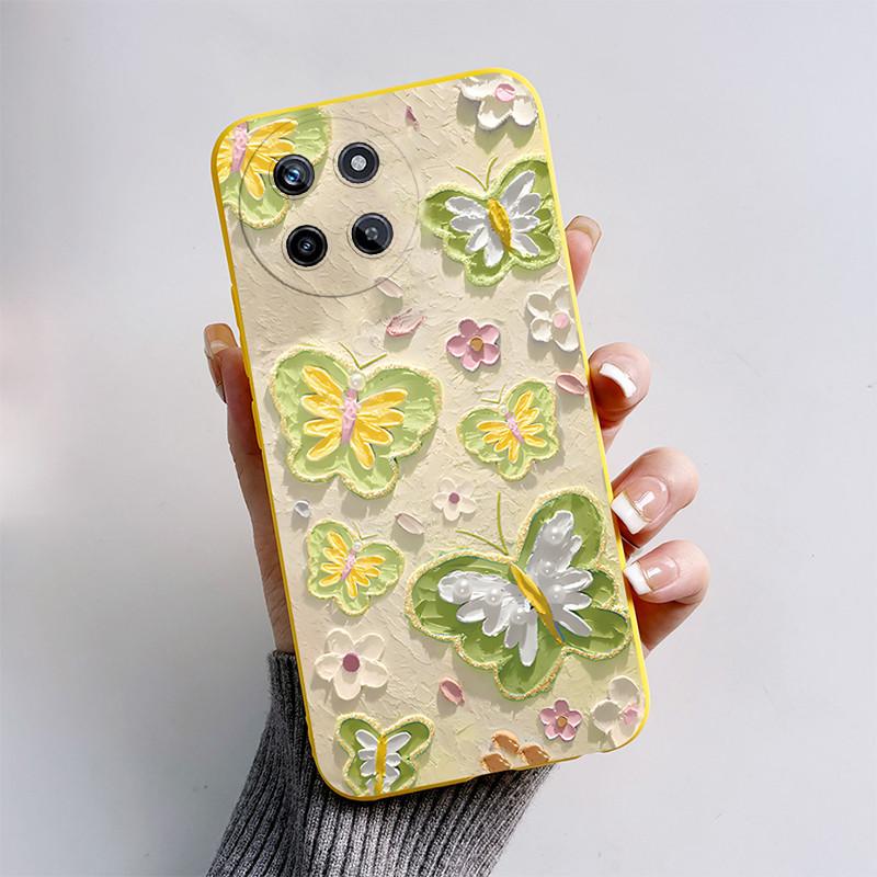 For OPPO Realme 11 4G Phone Case Cute Cat Cartoon Funny Dog Shell Soft Silicone Protection Back Cover For Realme11 RMX3636 Funda