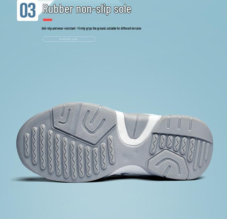 Korean Style Boys' Summer Sports Shoes: Breathable Mesh Running Sneakers for Primary School Students