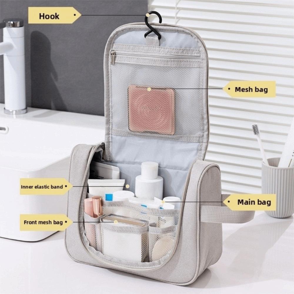 Foldable Hanging Cosmetic Bag Multilayer Travel Toiletries Bag Fashion Travel Makeup Bag  Bathroom