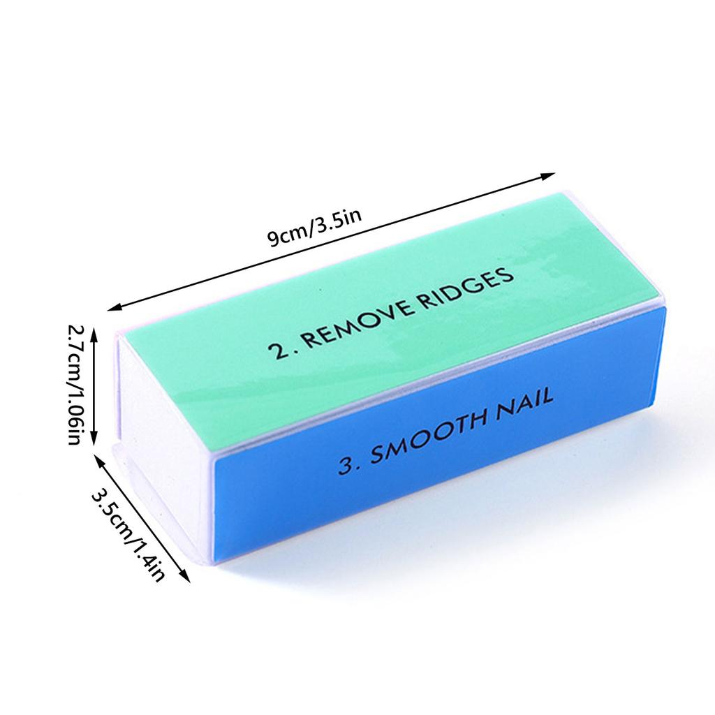 4-seitiger Nagelbuffer für Acryl- und Naturnägel Professioneller Maniküre-Feilenblock Maniküre-Buffer Polierblock Glänzendes Nagelwerkzeug