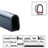 D-Shaped Silicone Sealing Strip: High-Temperature, Water-Retaining, Self-Adhesive, Anti-Collision, Shock-Absorbing for Doors & Windows