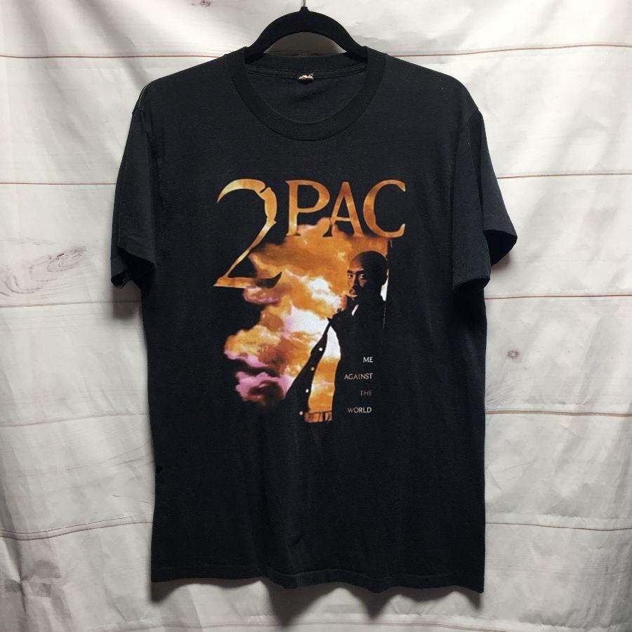 Классическая черная футболка унисекс с изображением рэпера 2Pac QT8081 XL